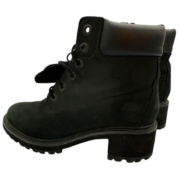 PRE LOVED Good2Excellent Black Timberland with Elevated Heel Size 6 - Picture 2 of 7